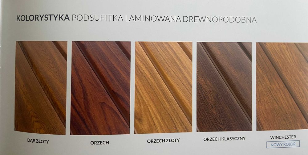 Podsufitka BRYZA tradycyjna i drewnopodobna