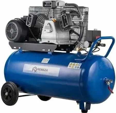 Компресор повітряний ремінний Remeza 100 л / 10 бар / 3 кВт / 490 л/хв