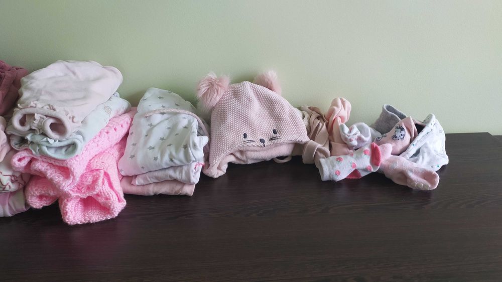 Zestaw ubranek dla dziewczynki rozmiar 62