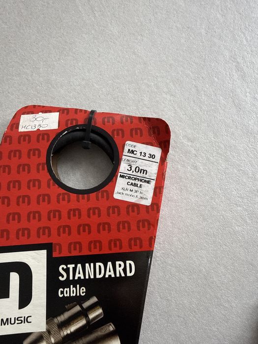 nowe kable mikrofonowe 3szt