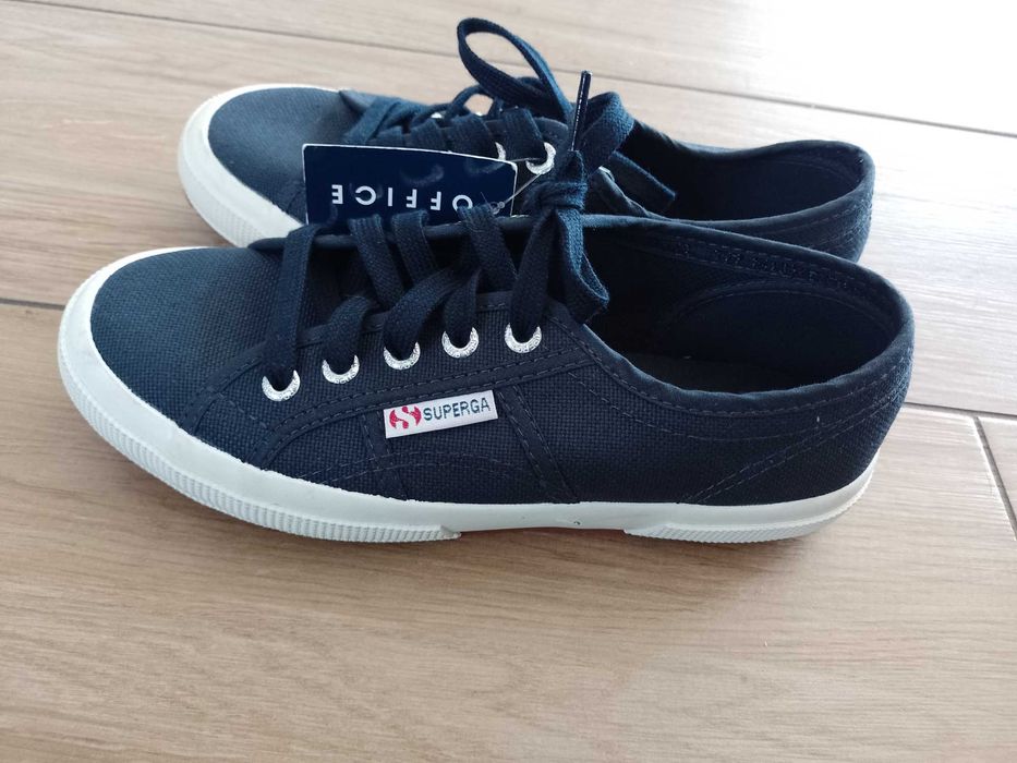SUPERGA tenisówki nowe 38 granatowe