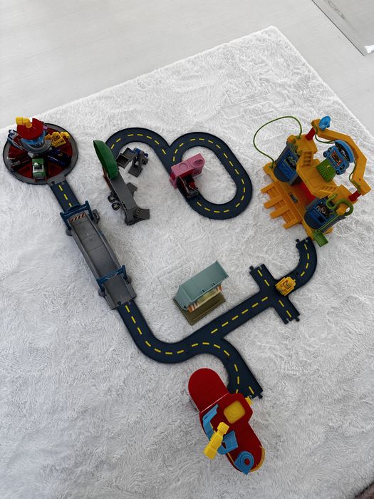 Ogromny zestaw Psi Patrol, baza , swiatynia malp, misja marshala, auta