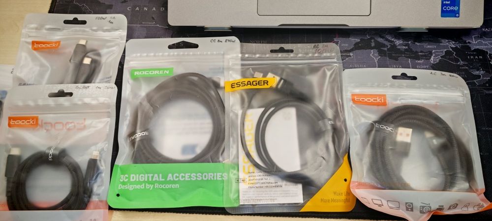 Зарядний пристрій для смартфона ноутбука toocki 65w gan