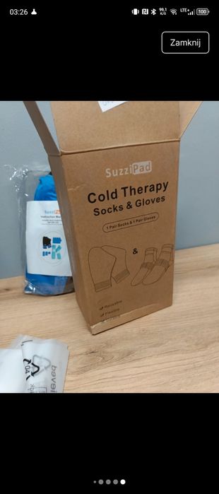 Rękawice i skarpetki chłodzące