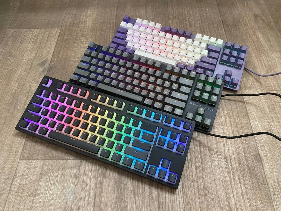 »ТОП Ігрова клавіатура Dark Project KD87A One Saphire 80% PBT Pudding