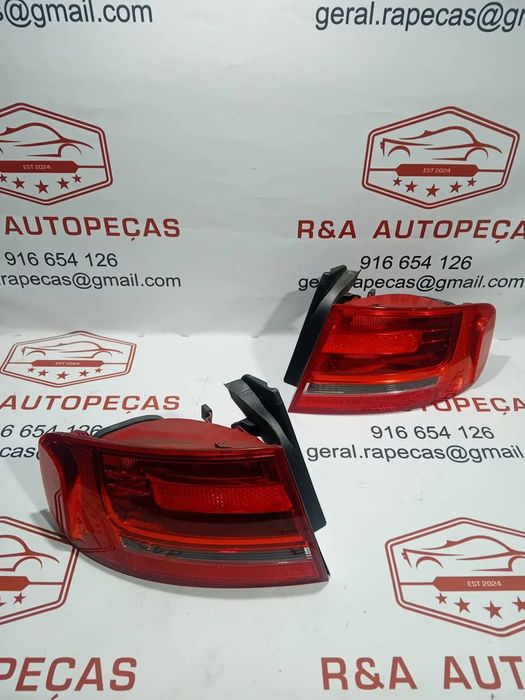 Farolins Trás Traseiro Direito Esquerdo Audi A4 B8 Sedan Original