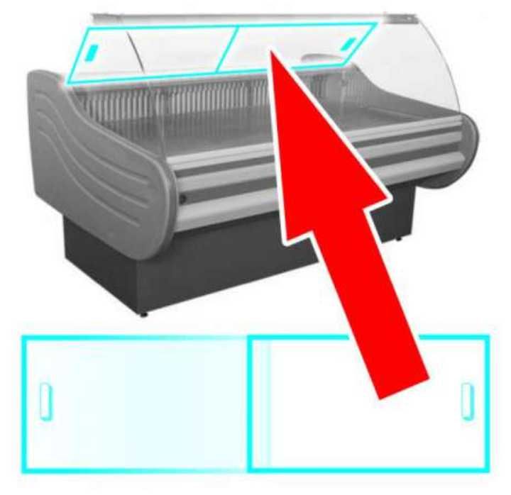 оргстекло шторки порезка по размерам на витрину монолитный прозрачный