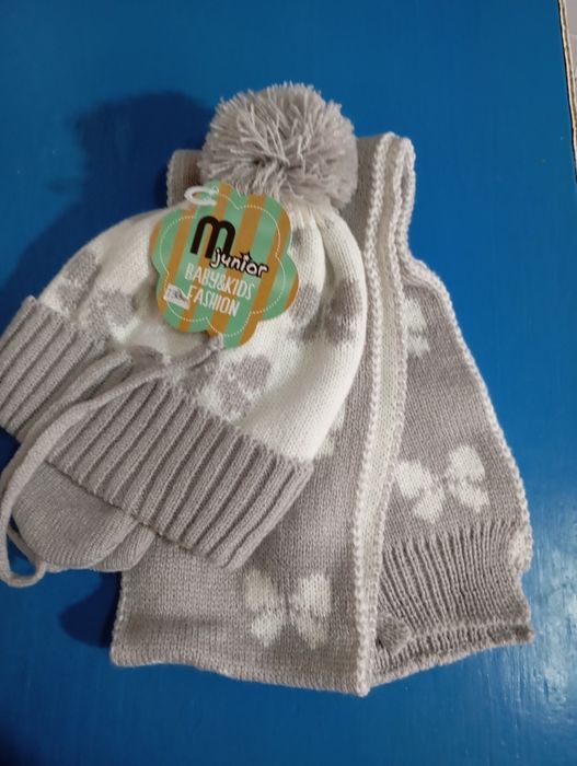 Conjunto para criança de lã