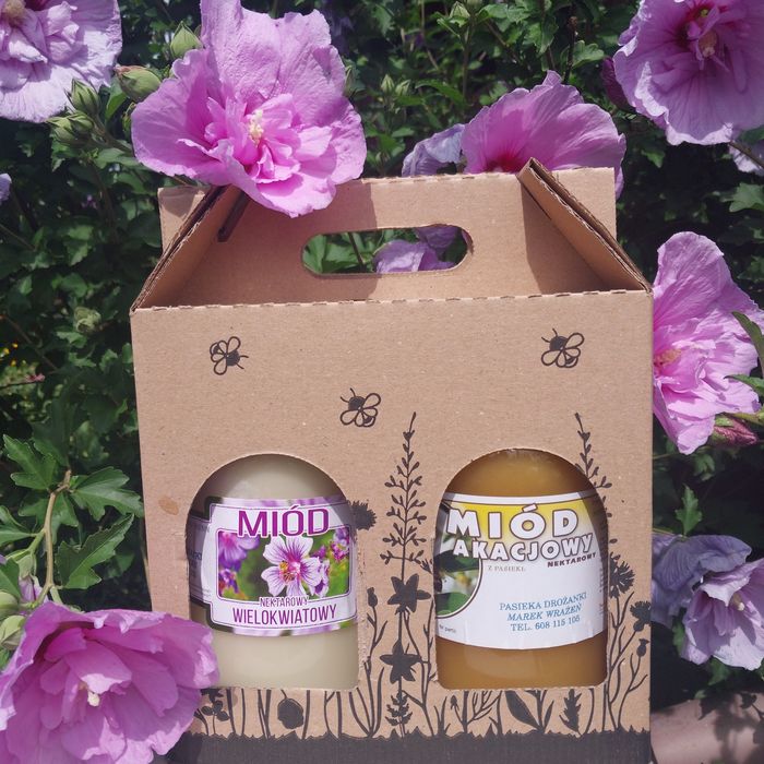 Miód prawdziwy NATURALNY z opakowaniem