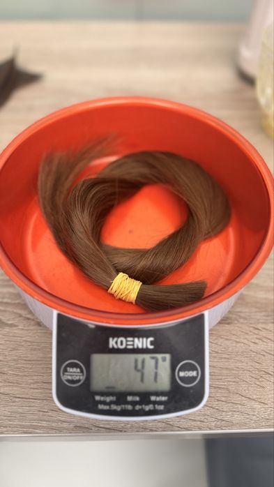 Włosy dziewicze ciemny blond