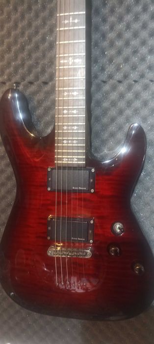 Guitarra Schecter Demon-6 Crimson Red Burst