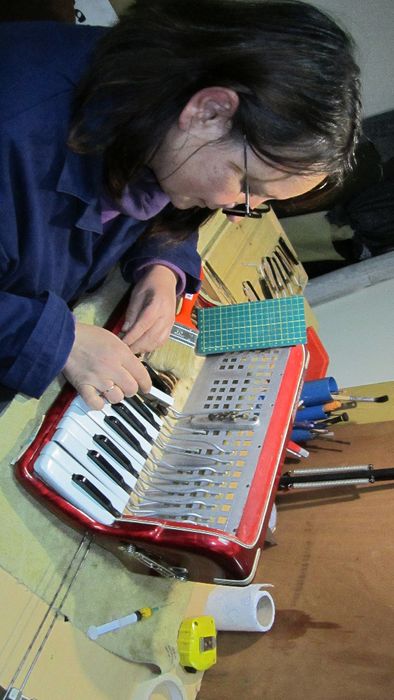 Afinador de Acordeão, concertina, bandoneon,  1 ano de garantia .