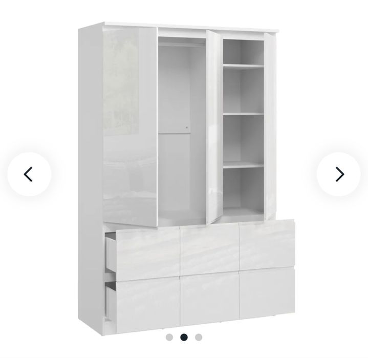 Szafa Boston biala połysk