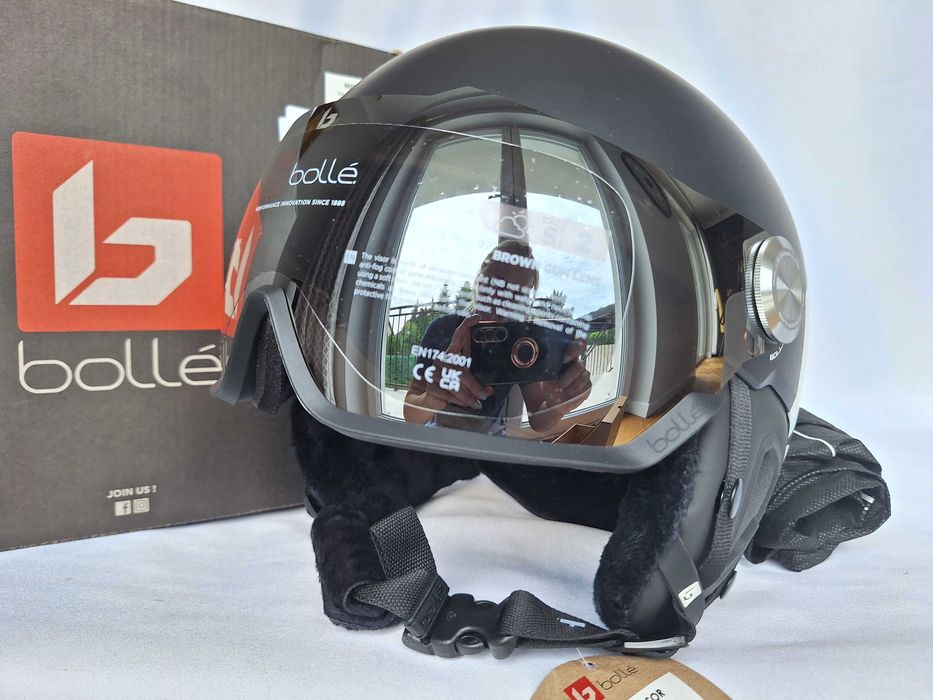 Kask narciarski Bolle Might Visor Black Matte M 55-59cm