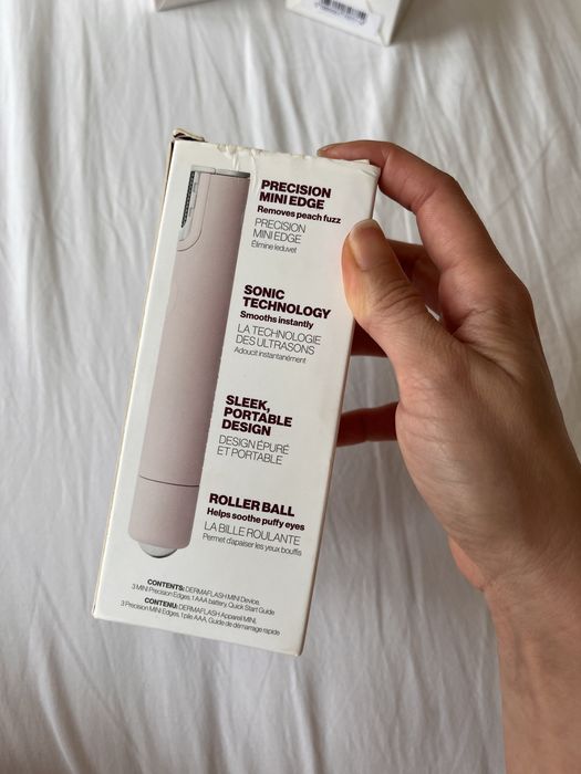 Dermaflash mini + caixa fechada de 8 recargas