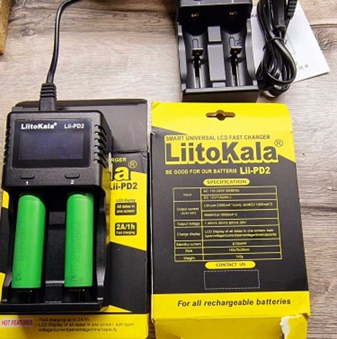 Крутое универсальное зарядное устройство Original LiitoKala Lii-PD2