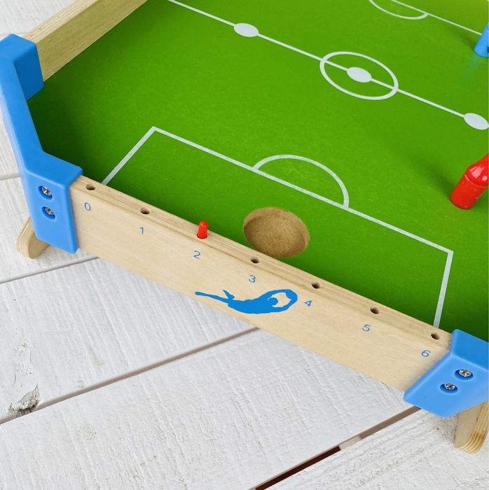 Jogo de Futebol de Mesa em Madeira | Portátil | Ótimo estado