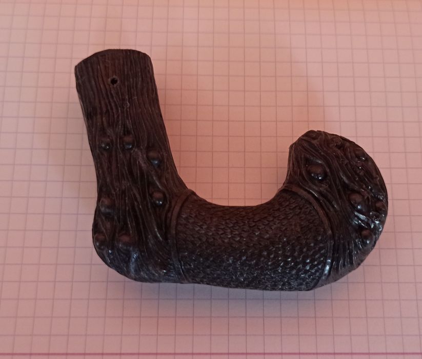 Stara rączka od parasolki laski PRL uchwyt rękojeść