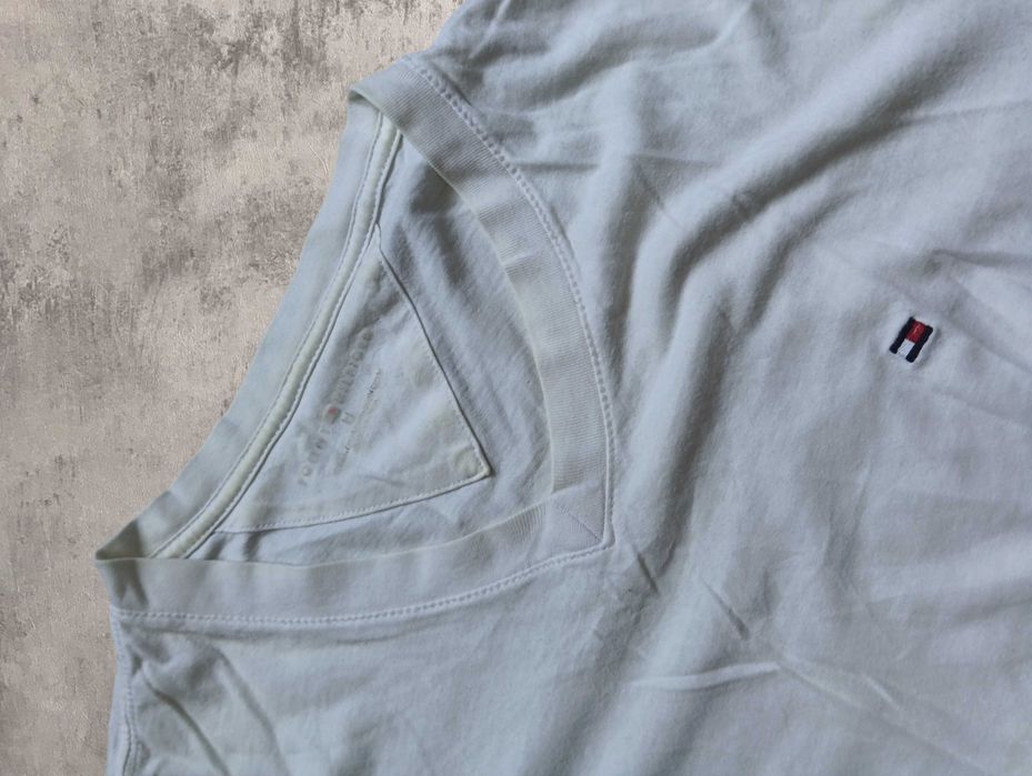 Biała koszulka męska Tommy Hilfiger