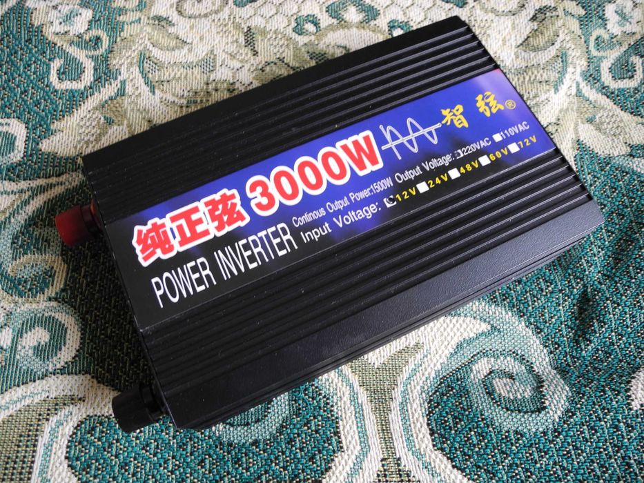 Інвертор 12-220В чиста синусоїда 3000Вт
