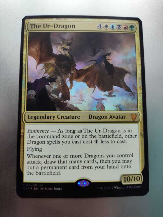 MTG картка The Ur-Dragon Oversize Foil, Magic The Gathering