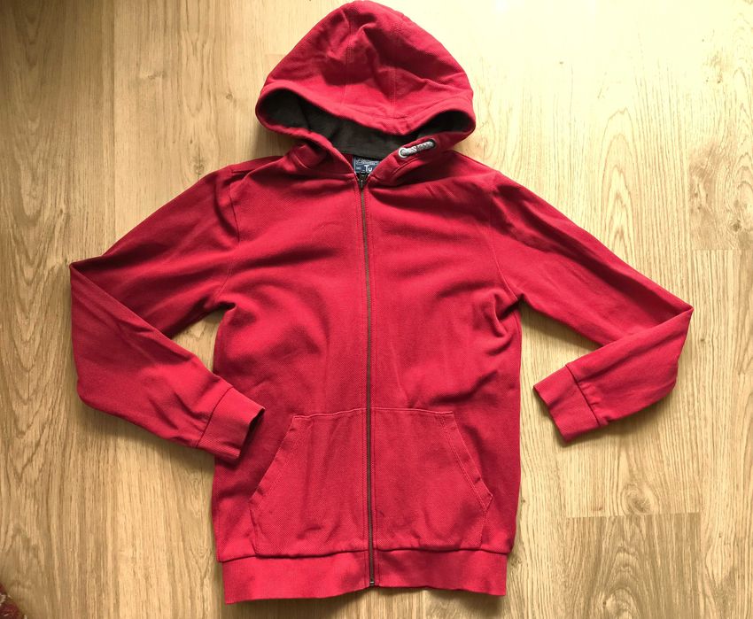 Bluza Tu czerwona rozpinana, rozmiar 146