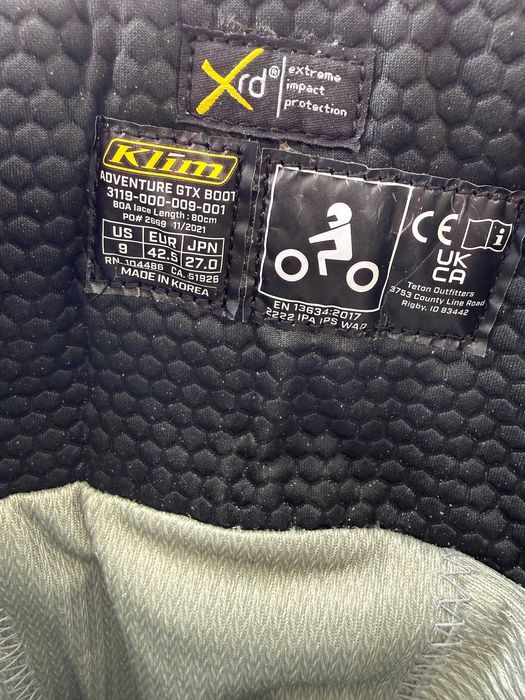 Buty motocyklowe KLIM ADVENTURE GTX (EU 42.5)