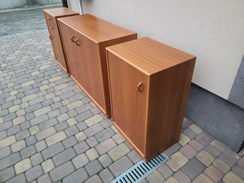 Tekowe Duńskie Szafki Meble Drewniane