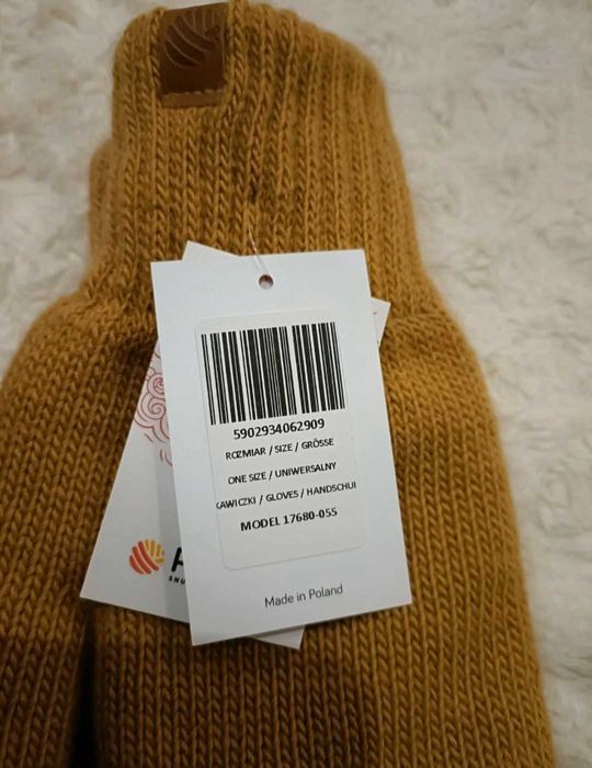 Ciepłe polskie rękawiczki unisex PaMaMi