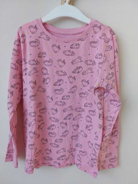 T-shirt bluzka z długim rękawem rozmiar 128 sinsay