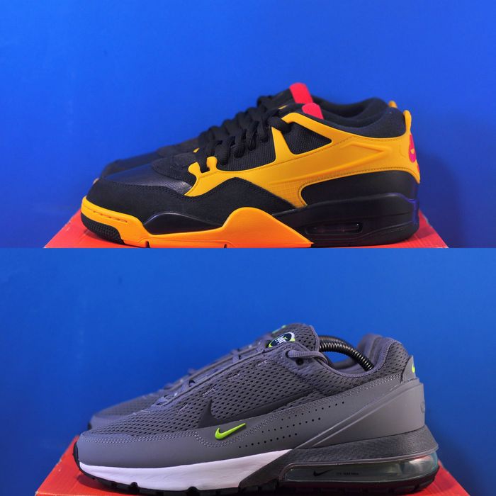 Кроссовки Nike Air Jordan 4 Rm Black Nike Air Max Pulse Grey  Оригінал