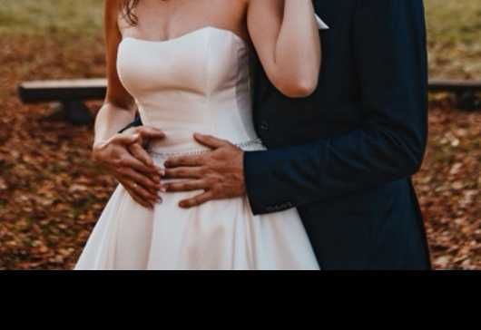 Suknia ślubna gorsetowa ivory