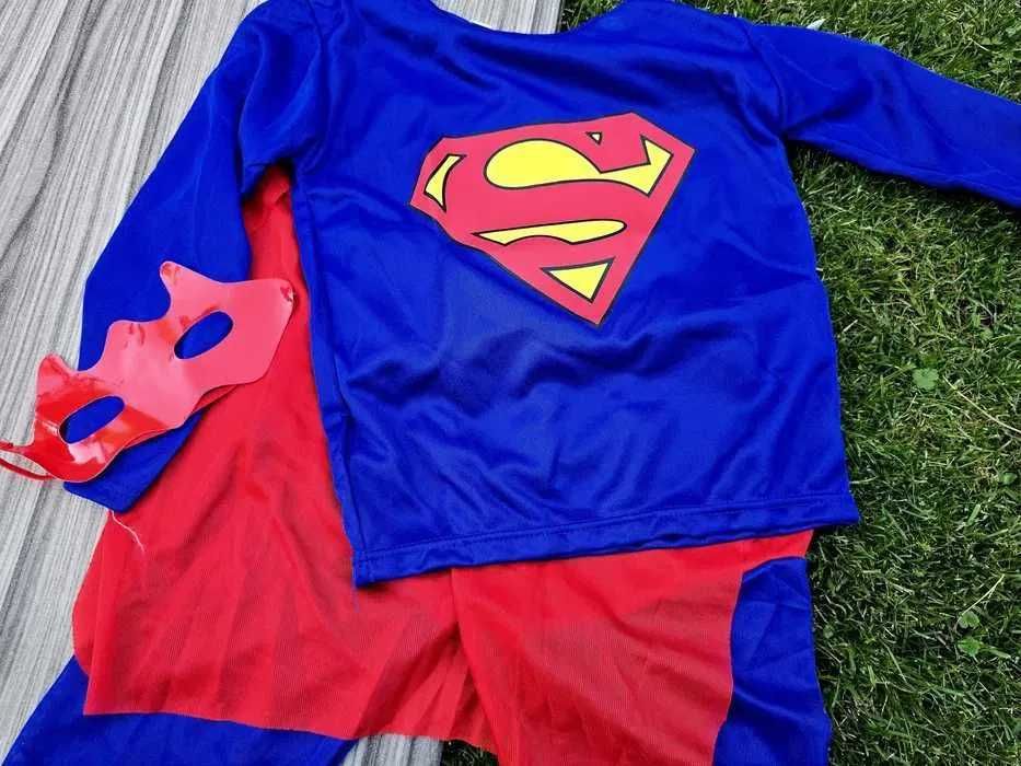 Super strój przebranie dla dzieci Superman rozm S nowy
