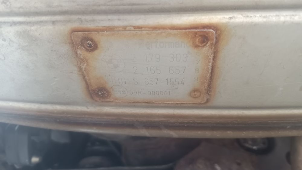 BMW E87 E81 wydech tłumik końcowy M Performance benzyna