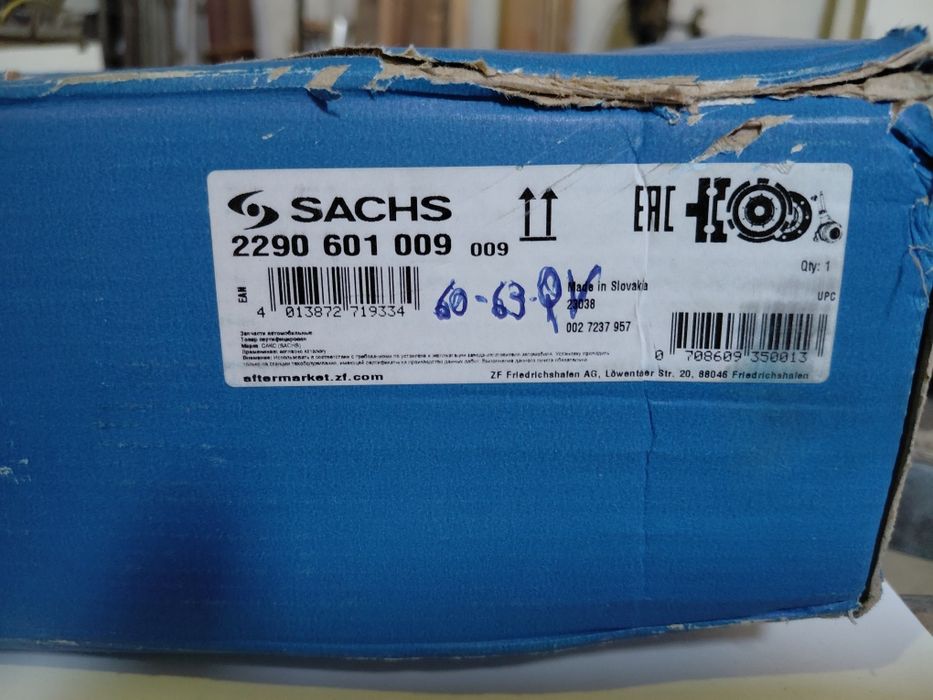 Kit embreagem original sachs