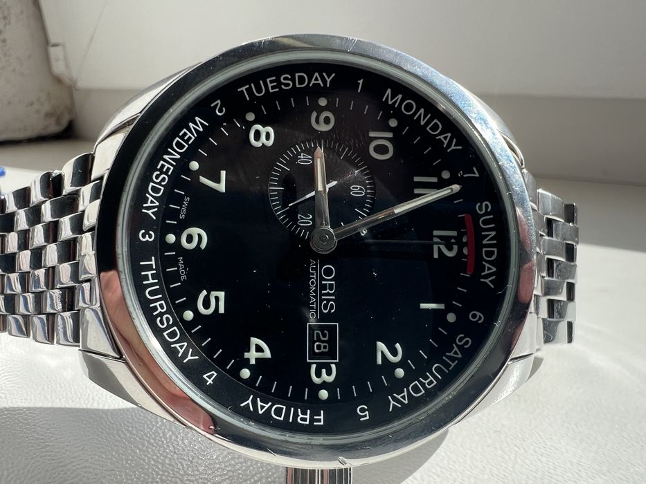 Oris Automatic 7529 Pointer Day | Оригинал | Полный комплект | Швейцария