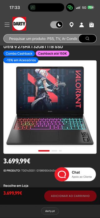 HP Omen Max16 RTX 5080 Ultra 9 275HX  240Hz OLED 32Ram 5600hz 1tb ssd