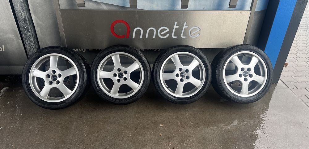 Alufelgi 17  Borbet 5X112 ET38 - Zadbany stan - Passat/Audi A4/Seat