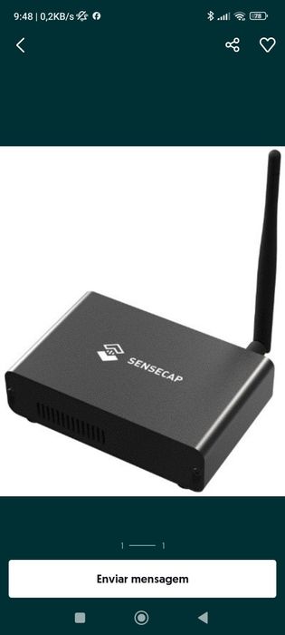 Vendo sensecap helium, como novo