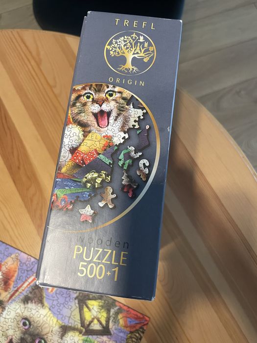 Puzzle drewniane 500 +1 brakuje jednego puzzla