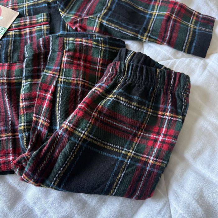 Pijama Modalfa flanela novo 9-12m