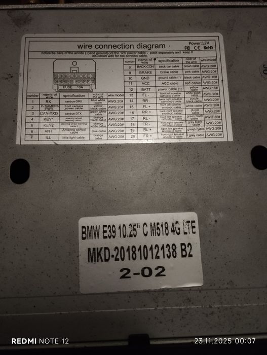 Продам автомагнитолу андроид на е39 е53
