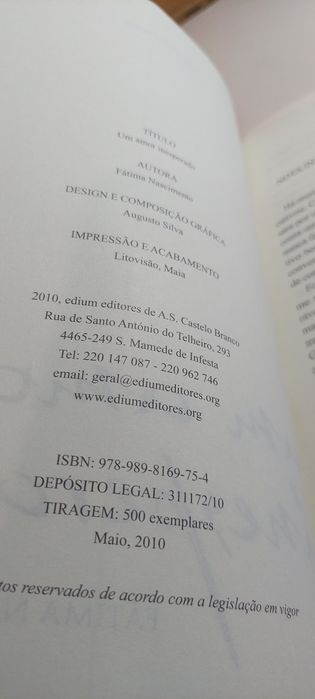 Um Amor Inesperado - Fátima Nascimento