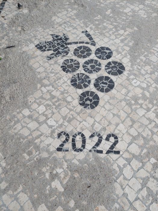 Calcadas lancil pave muros pedra