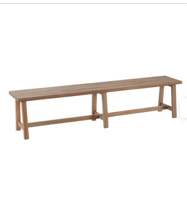 Akacjowa lawka ogrodowa 200x45x38 loft drewniana