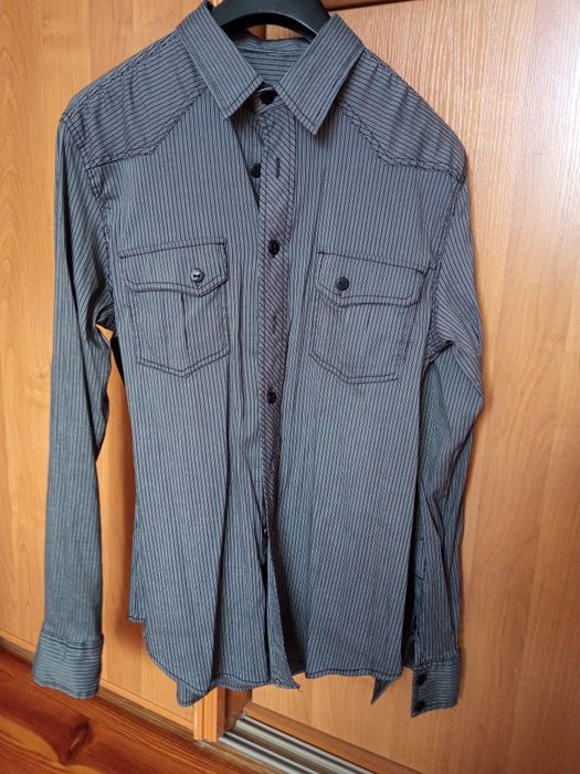 Koszula męska, slimowana.