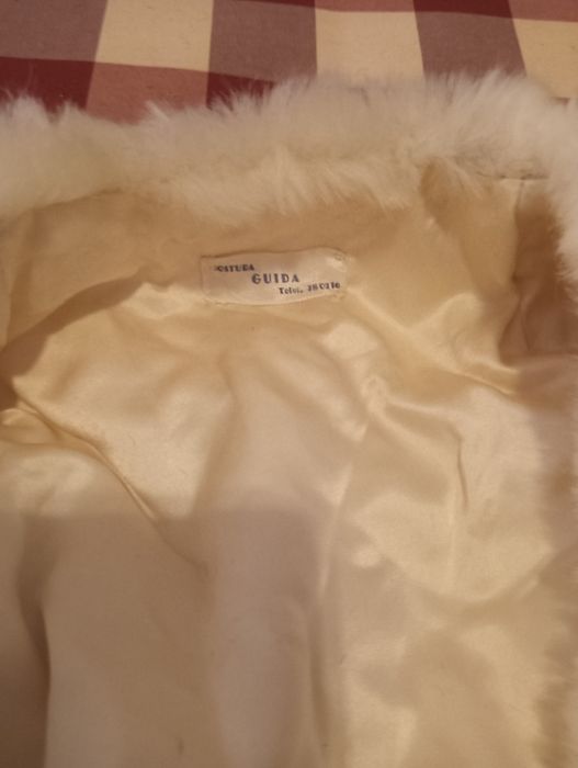 Estola em pêlo de vison branco