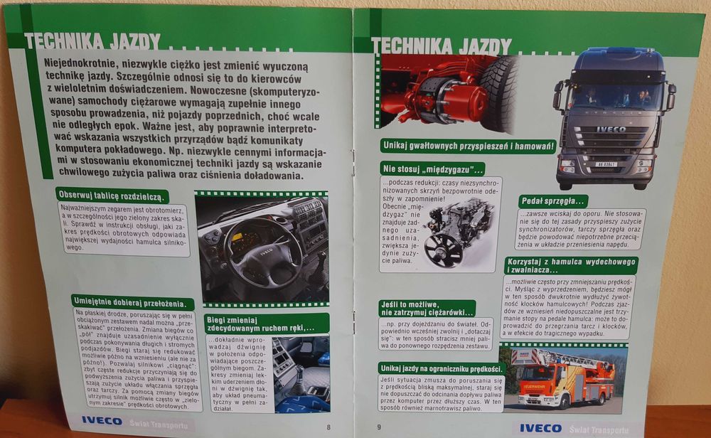 Iveco folder jazda ekonomiczna