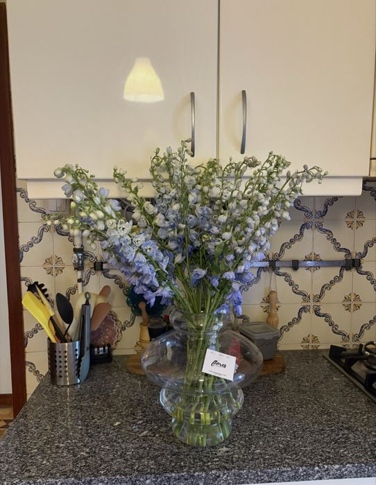 Jarra decorativa de vidro