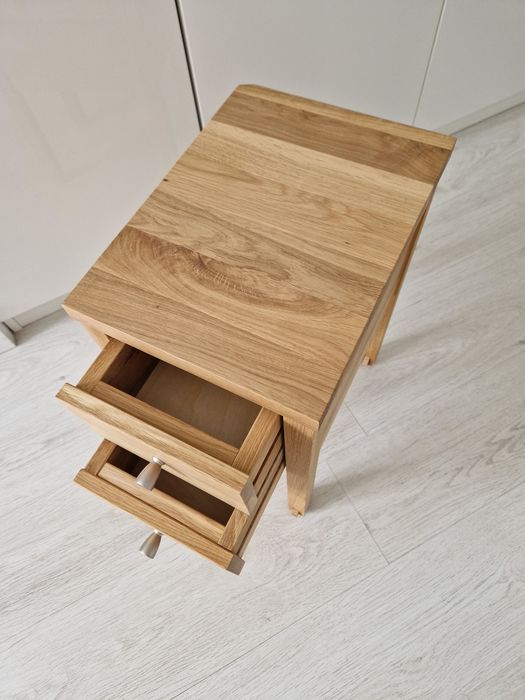 Lity dąb dębowa szafka nocna kontenerek stolik nocny mini komoda